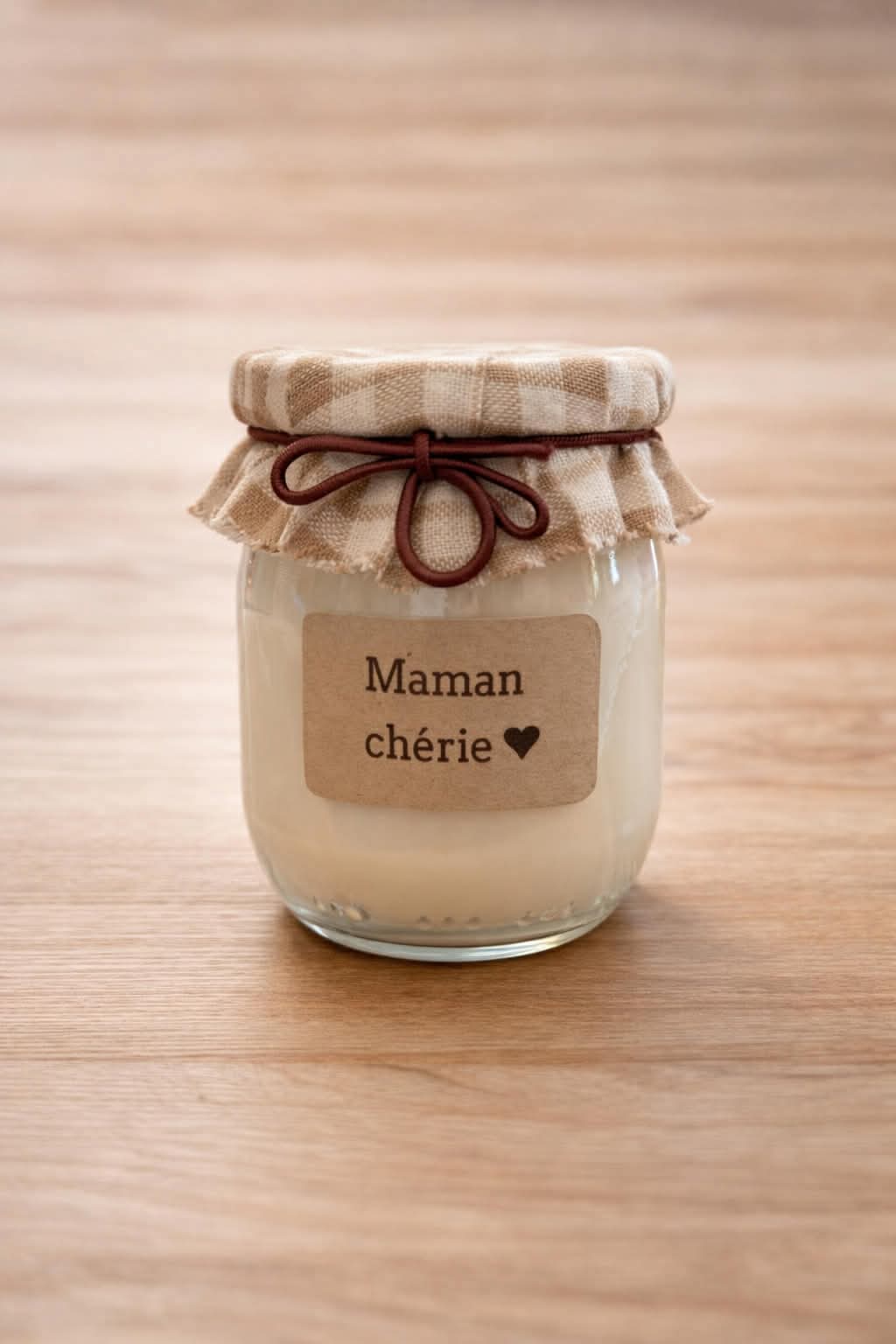 Bougie « Maman chérie » vanille