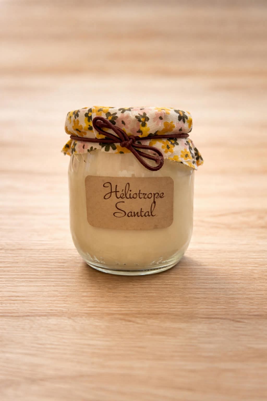 Bougie héliotrope santal