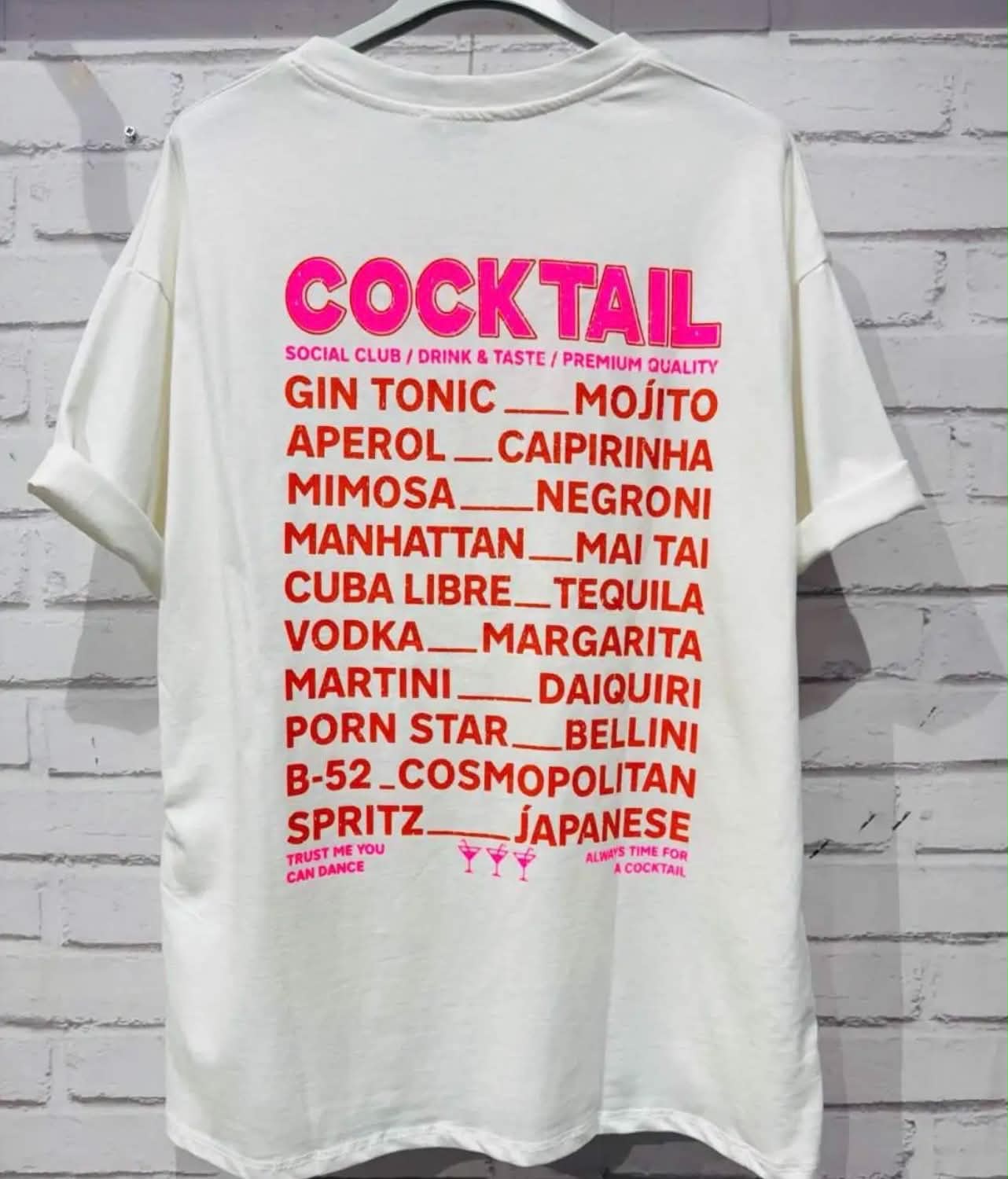 TEE-SHIRTS COKTAIL