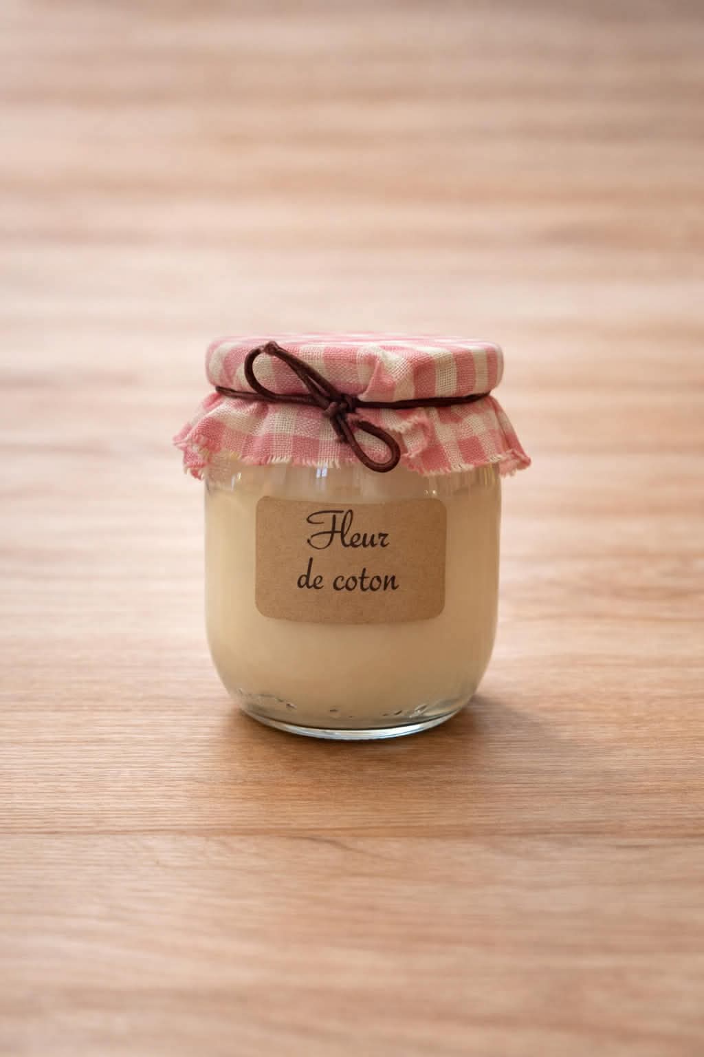 Bougie fleur de coton
