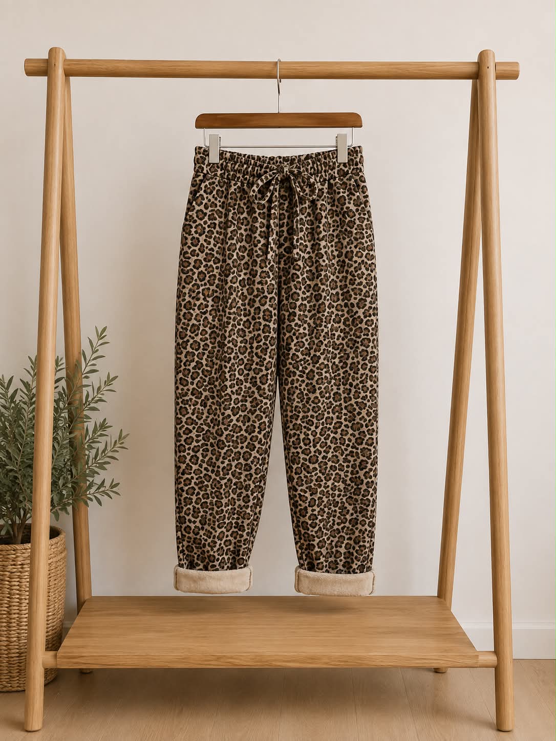 Pantalon Alba -léopard