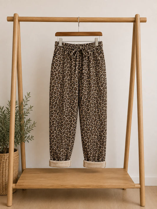 Pantalon Alba -léopard