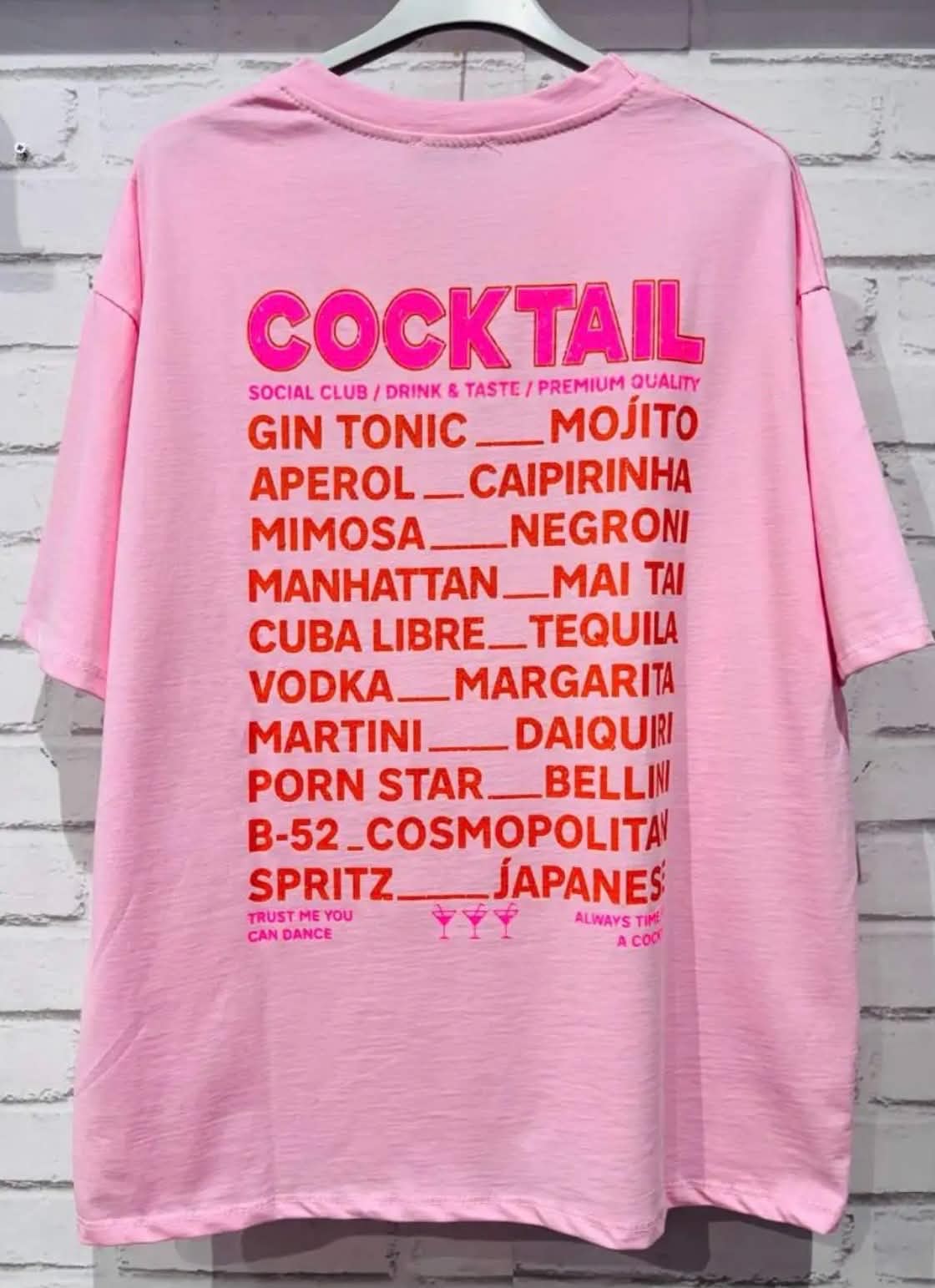 TEE-SHIRTS COKTAIL