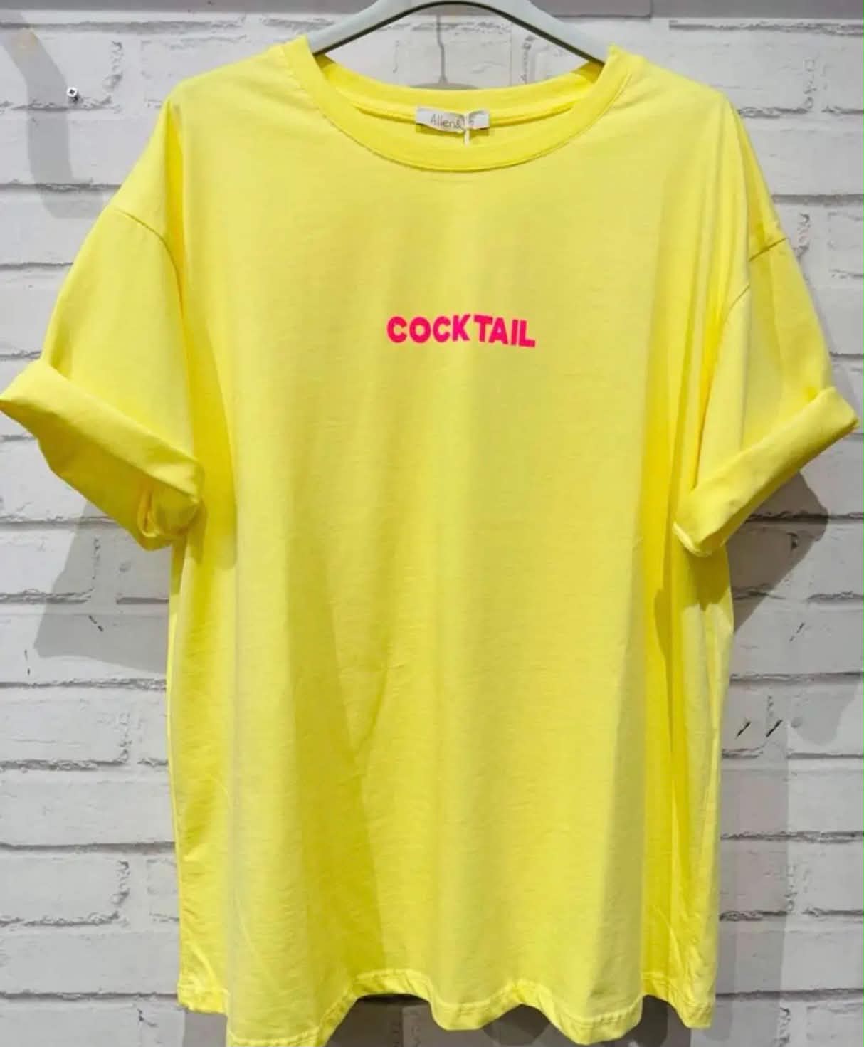 TEE-SHIRTS COKTAIL