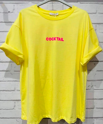 TEE-SHIRTS COKTAIL