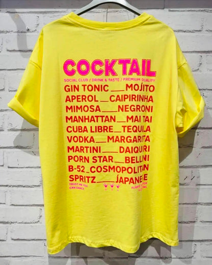 TEE-SHIRTS COKTAIL