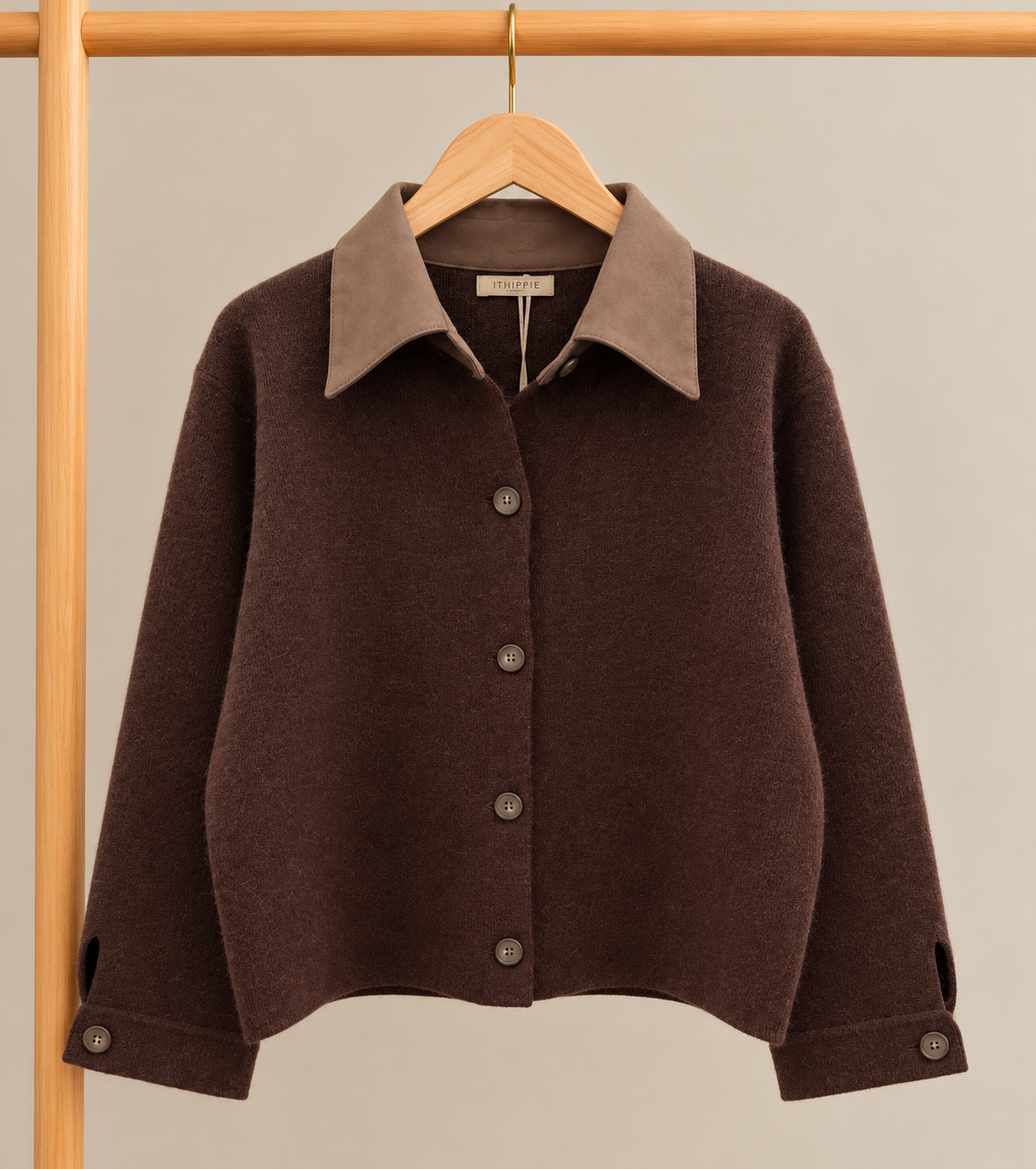 Gilet Camille – Chocolat