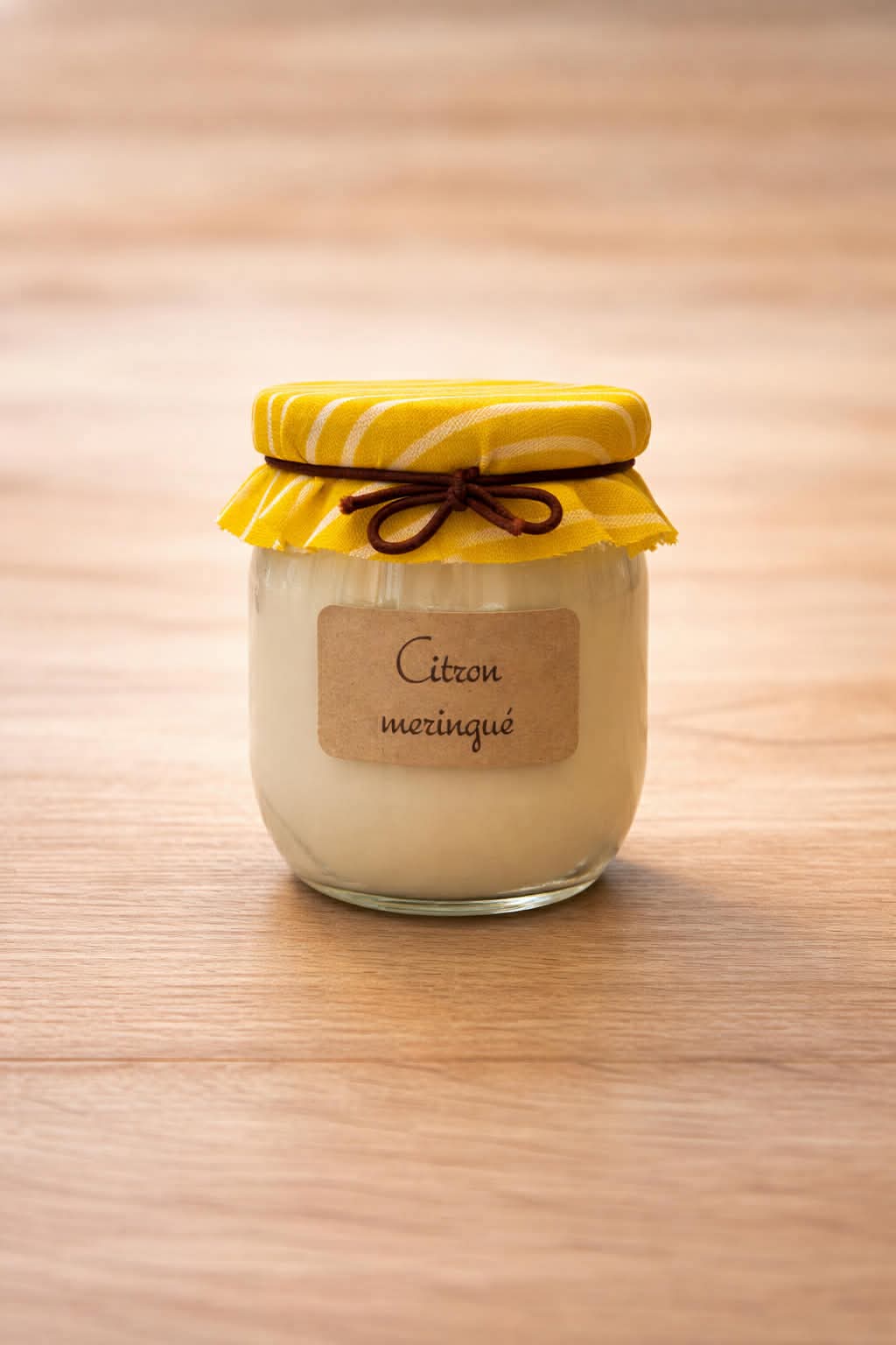 Bougie citron meringue