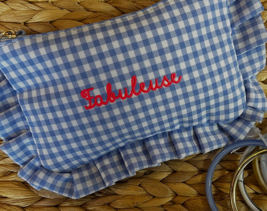 Pochette fabuleuse bleu