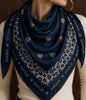 Foulard IRIS – Bleu marine