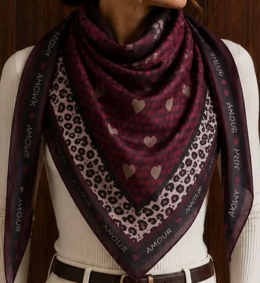Foulard IRIS – Bordeaux