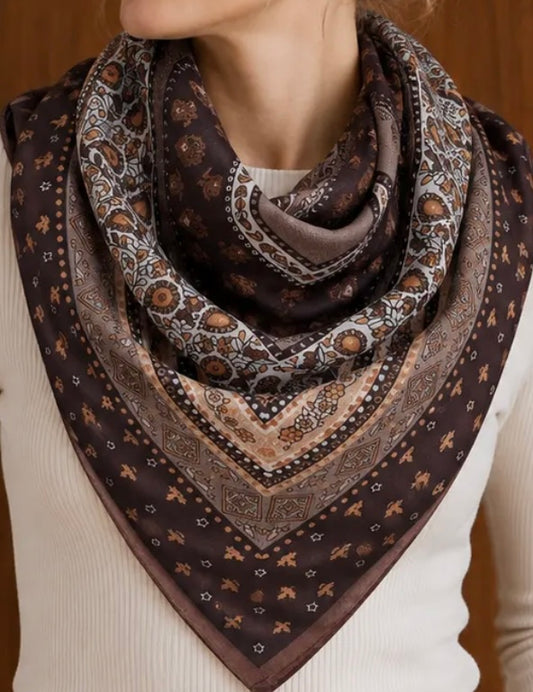 Foulard Ambre – Cachemire Café
