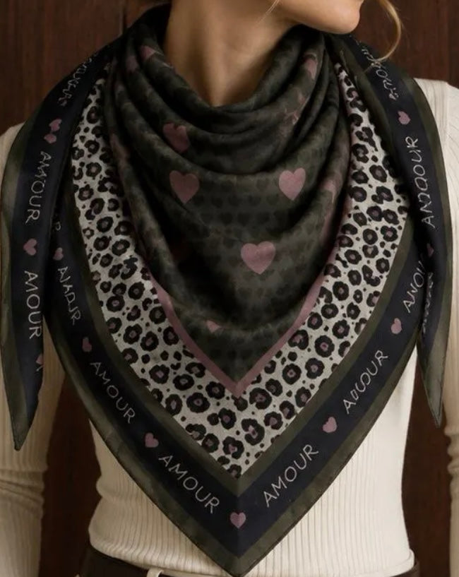 Foulard IRIS – Kaki