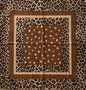 Foulard Naya – Léopard & Cœurs