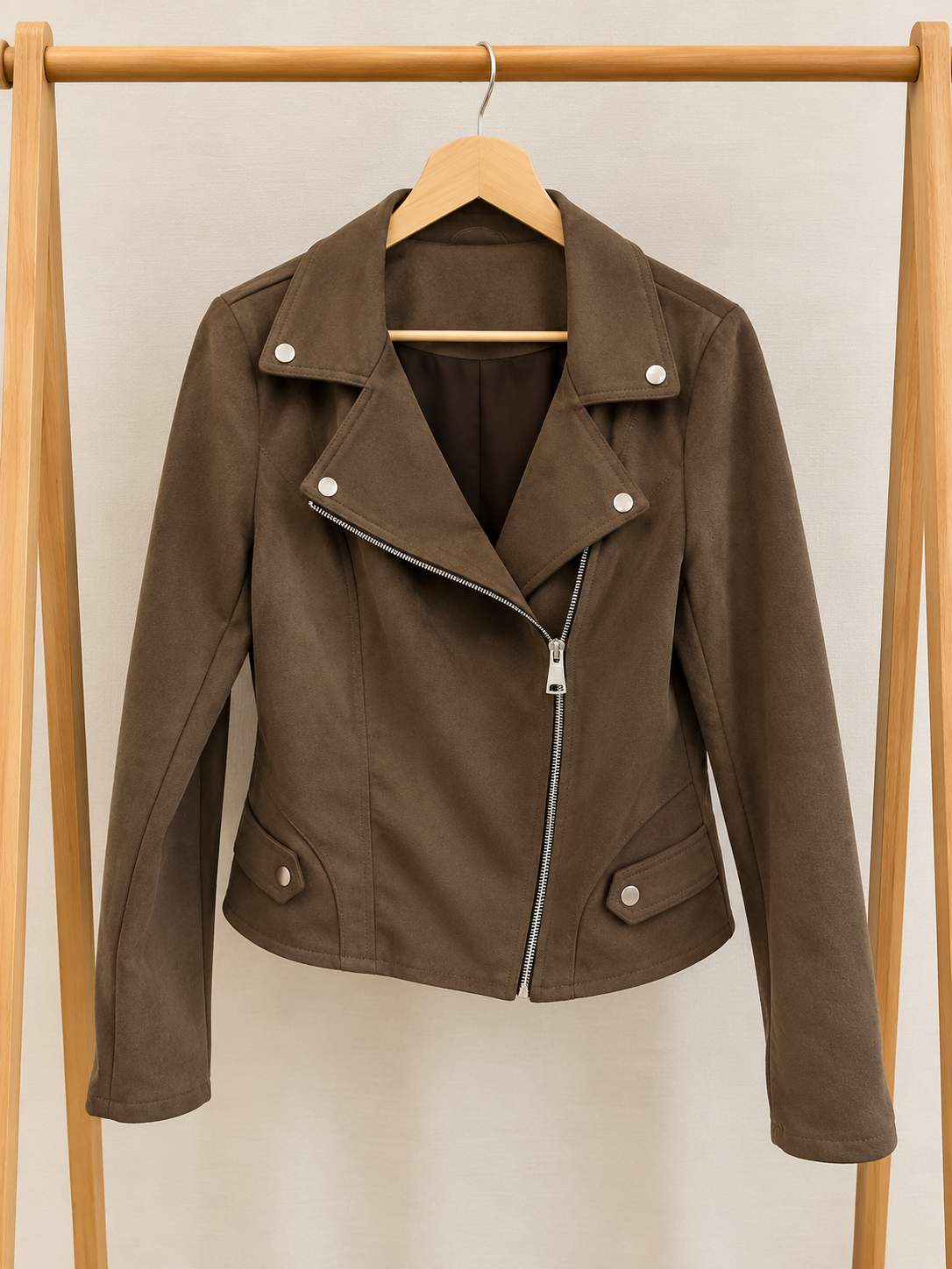 Veste Perfecto LIVIA – Chocolat