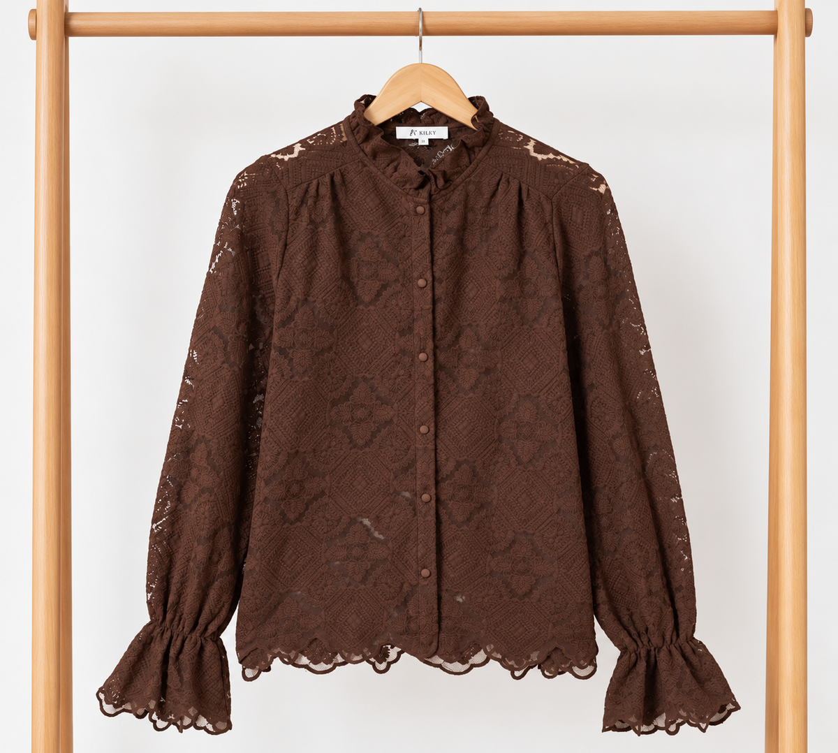 Blouse Éléonore – Chocolat