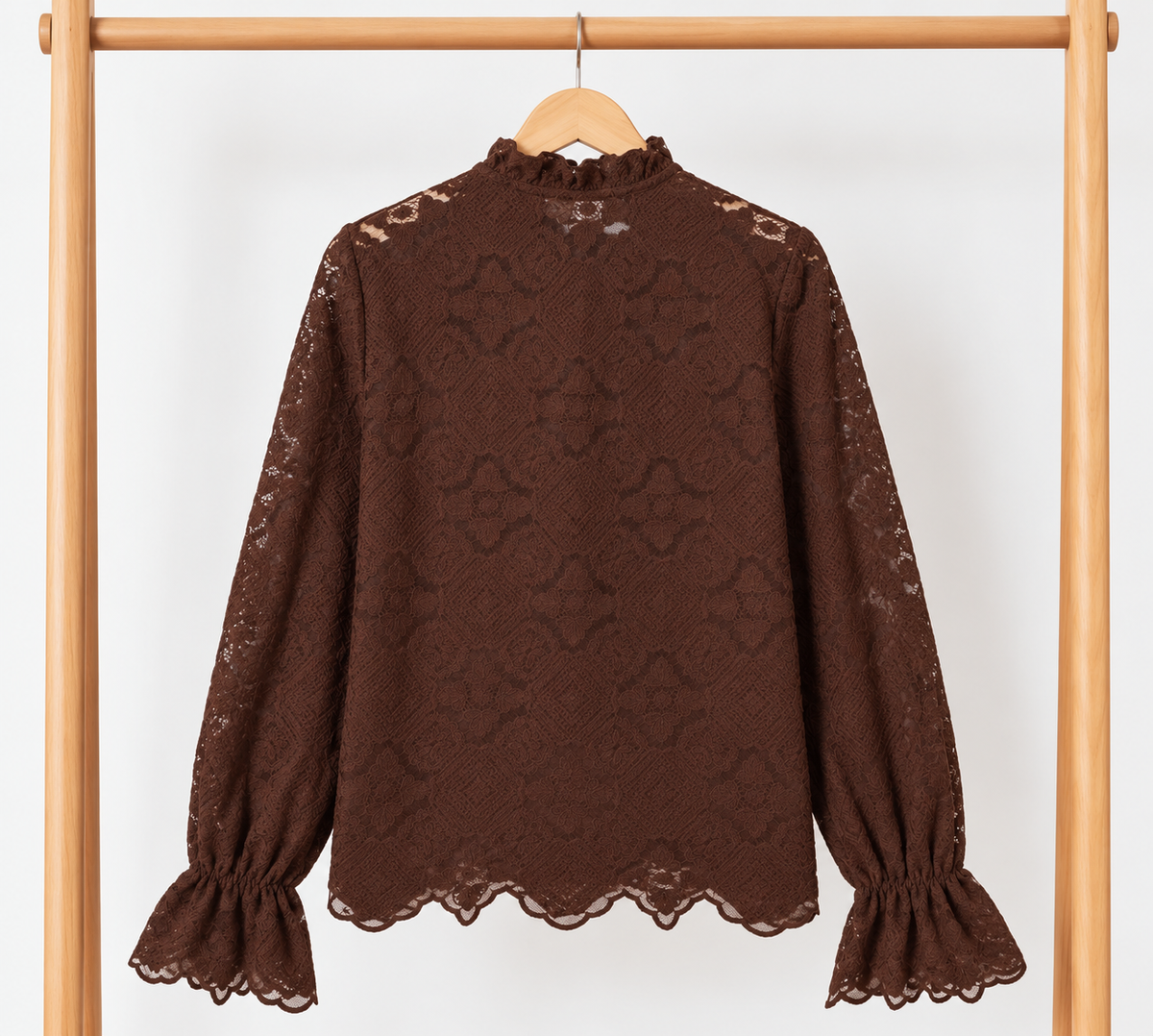 Blouse Éléonore – Chocolat