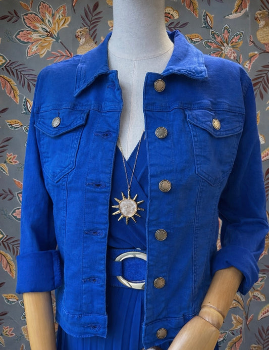 Veste Nathalie Bleu bic