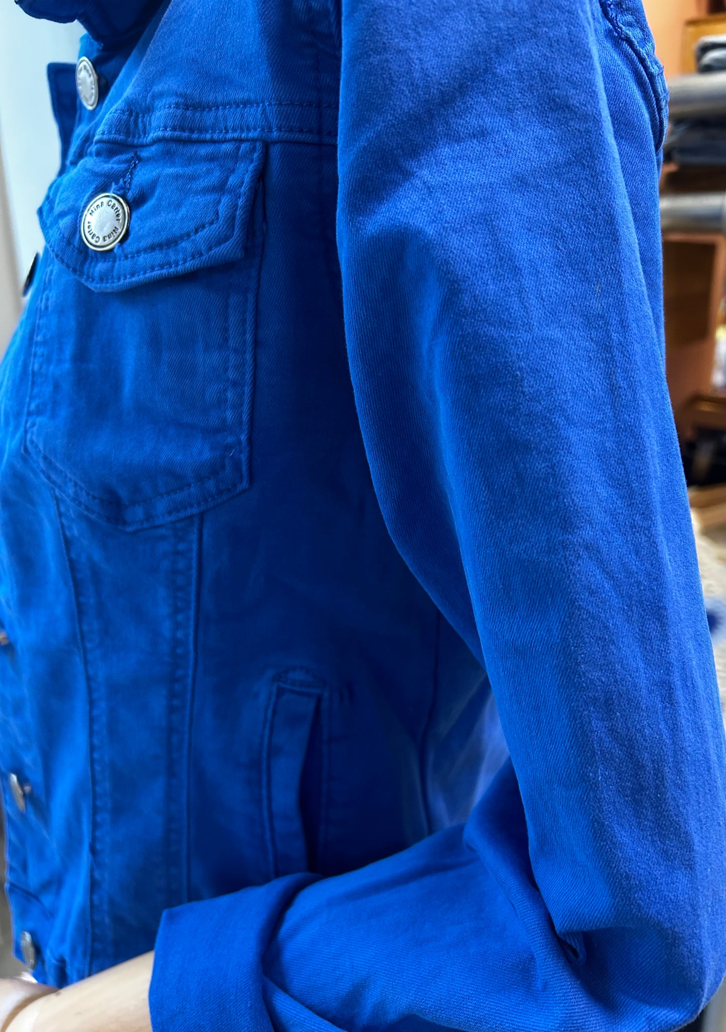 Veste Nathalie Bleu bic