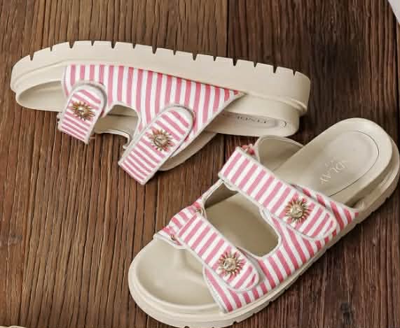 Sandales Daisy rose
