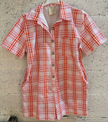 Combishort carreaux Sophia