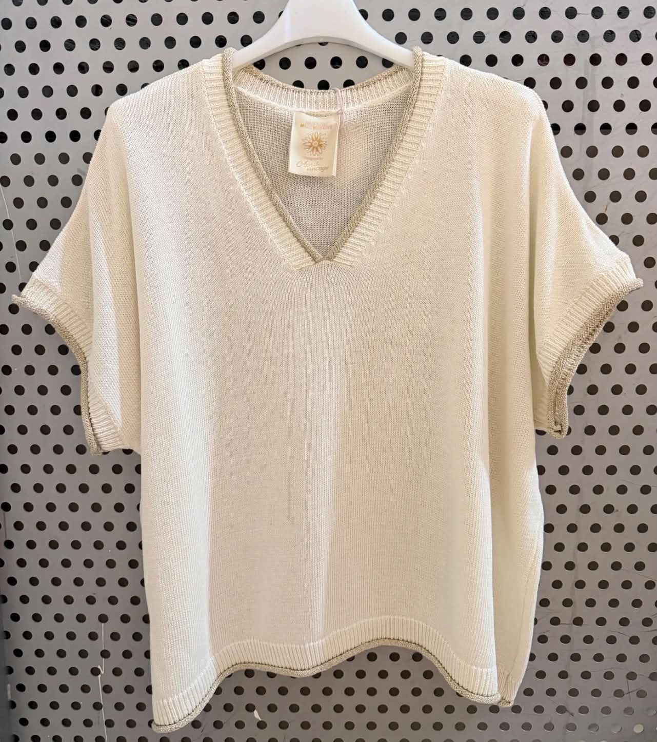T-shirt maille écru Betty