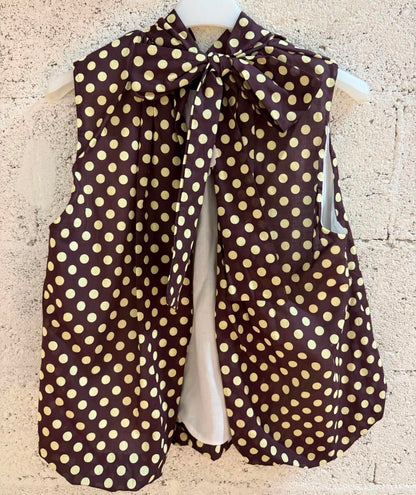 TOP dos nu Hélène choco/jaune