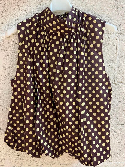 TOP dos nu Hélène choco/jaune