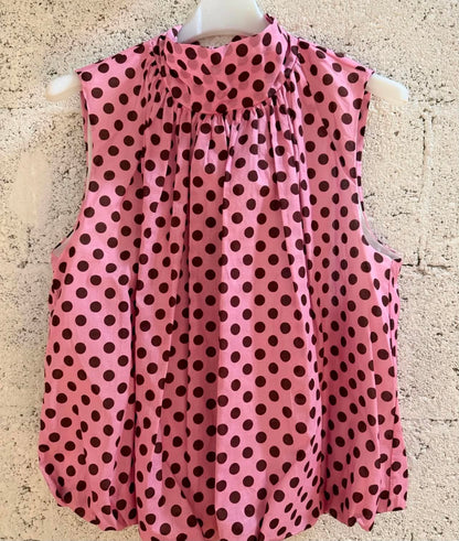 Top dos nu Hélène rose/bordeaux