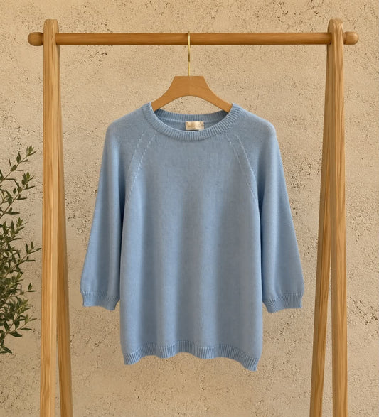 Pull bleu ciel Maelle