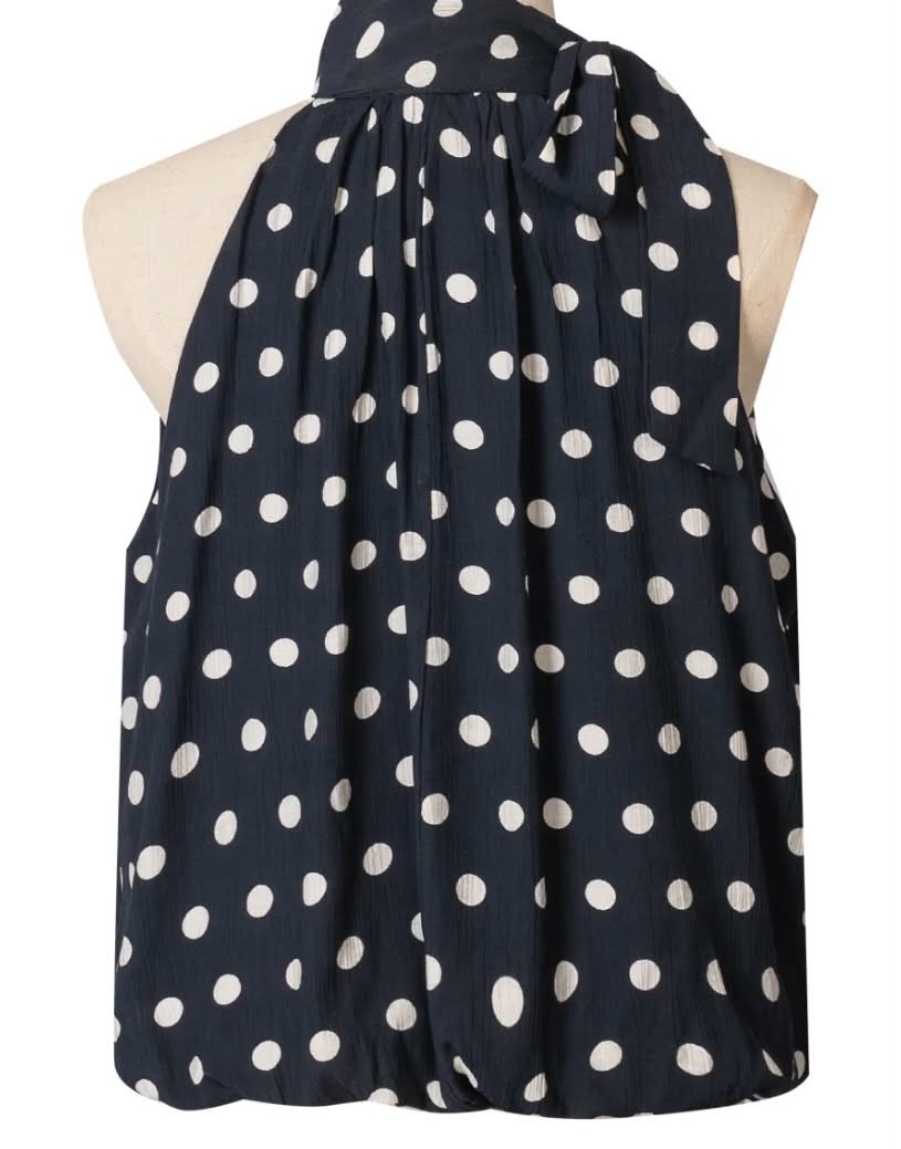 Top Paola bleu marine