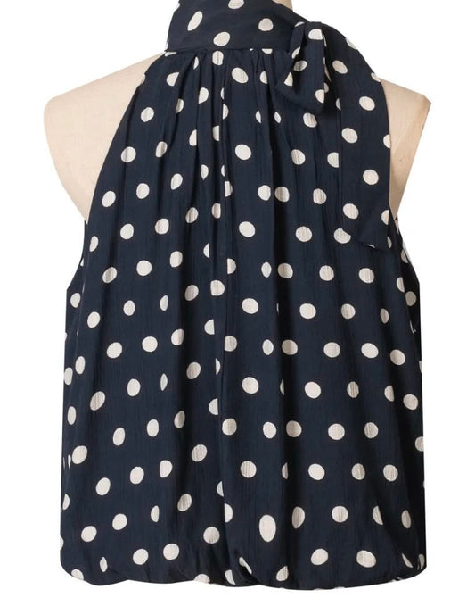 Top Paola bleu marine