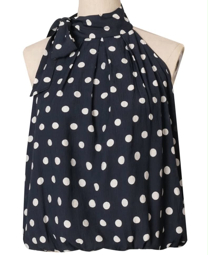 Top Paola bleu marine