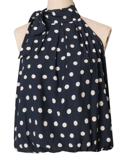 Top Paola bleu marine