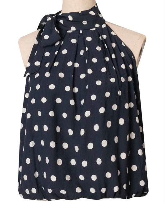 Top Paola bleu marine