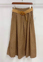 Jupe longue Maya Camel