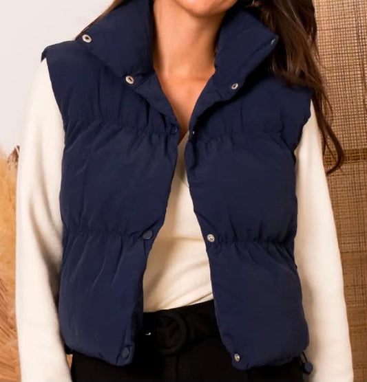 Doudoune sans manches Clara – Marine