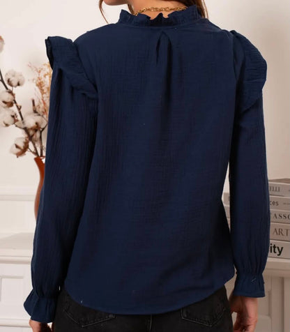 Blouse Charlotte – Gaze de coton & dentelle