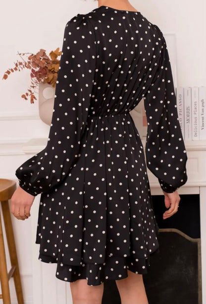 Robe Bianca – Pois Noirs