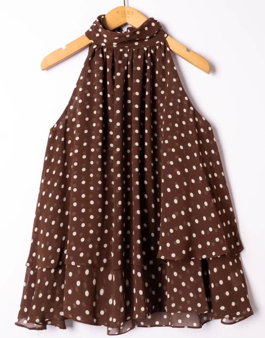 Blouse Chloé Chocolat
