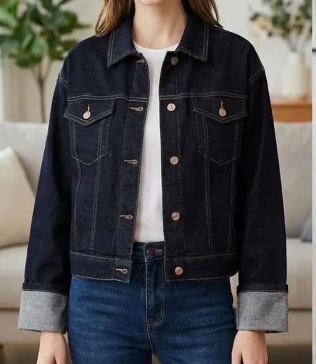Veste en denim oversize “Luna”