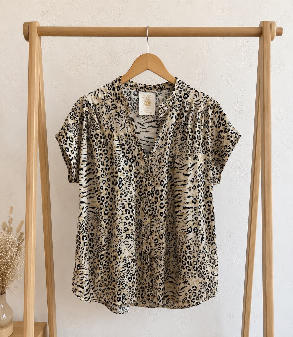 Chemise Jade – Imprimé Léopard
