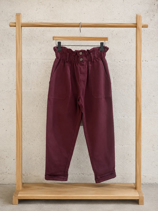 Pantalon April Bordeaux