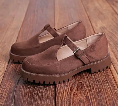 ROMY – Babies chocolat à semelle chunky