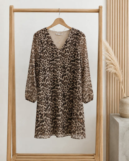 Robe Alba – Imprimé Léopard