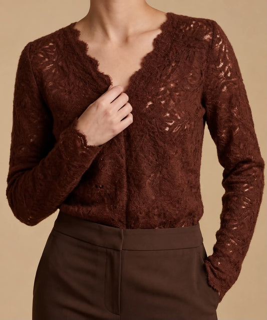 Blouse Giulia choco