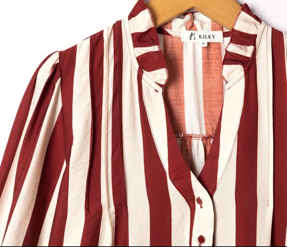 Blouse Clémence Bordeaux
