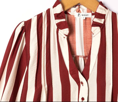 Blouse Clémence Bordeaux