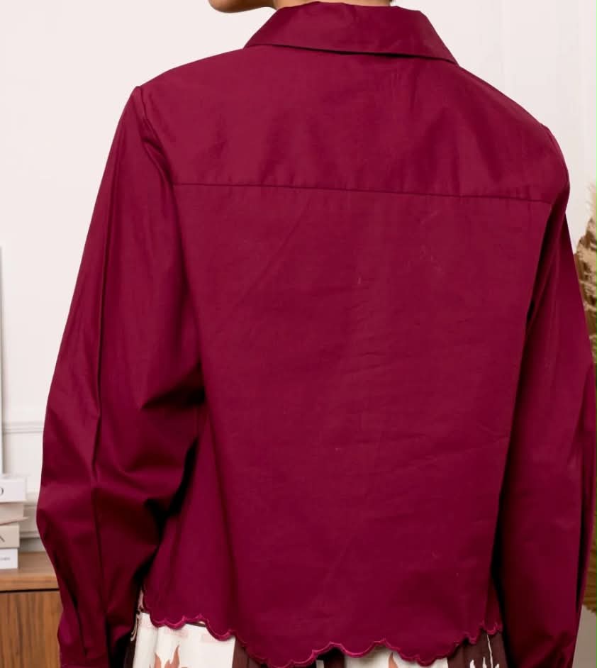 Chemise Garance – Prune Brodée