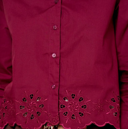 Chemise Garance – Prune Brodée